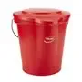 Vikan Hygiene Lid for 12ltr Bucket 5694 - Metal Detectable - Red