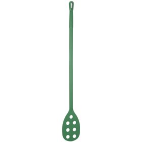 Vikan Hygiene Stirring Spatula with Perforated Blade - Metal Detectable - Green - Ø31mm - 1200mm