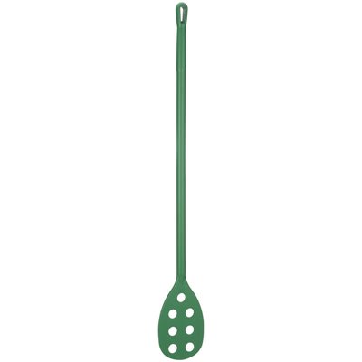 Vikan Hygiene Stirring Spatula with Perforated Blade - Metal Detectable - Green - Ø31mm - 1200mm