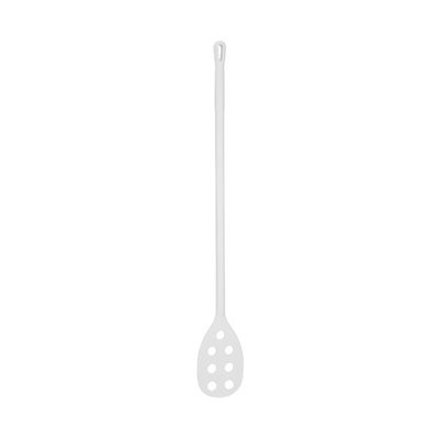 Vikan Hygiene Stirring Spatula with Perforated Blade - Metal Detectable - White - Ø31mm - 1200mm