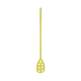 Vikan Hygiene Stirring Spatula with Perforated Blade - Metal Detectable - Yellow - Ø31mm - 1200mm