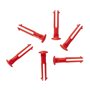 Vikan Hygiene Hi-Flex Parts for Hanging System: 6 Pins - Red