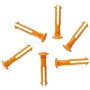 Vikan Hygiene Hi-Flex Parts for Hanging System: 6 Pins - Orange