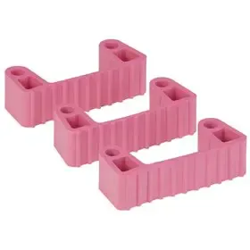Vikan Hygiene Hi-Flex Onderdelen voor Ophangsysteem: 3 Klemmen - Roze