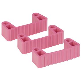 Vikan Hygiene Hi-Flex Parts for Hanging System: 3 Clamps - Pink