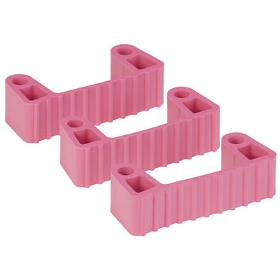 Vikan Hygiene Hi-Flex Parts for Hanging System: 3 Clamps - Pink