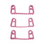 Vikan Hygiene Hi-Flex Parts for Hanging System: 3 Clamps - Pink