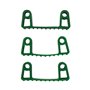 Vikan Hygiene Hi-Flex Parts for Hanging System: 3 Clamps - Green