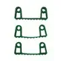 Vikan Hygiene Hi-Flex Parts for Hanging System: 3 Clamps - Green