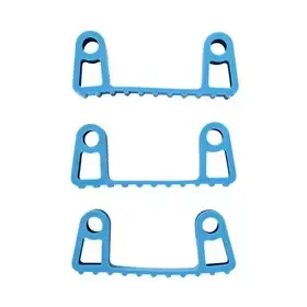 Vikan Hygiene Hi-Flex Parts for Hanging System: 3 Clamps - Blue