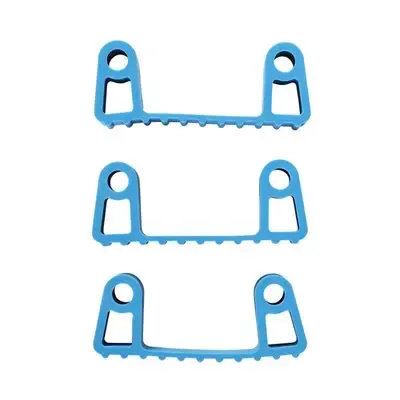 Vikan Hygiene Hi-Flex Parts for Hanging System: 3 Clamps - Blue
