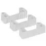 Vikan Hygiene Hi-Flex Parts for Hanging System: 3 Clamps - White
