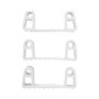 Vikan Hygiene Hi-Flex Parts for Hanging System: 3 Clamps - White