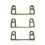 Vikan Hygiene Hi-Flex Parts for Hanging System: 3 Clamps - Brown