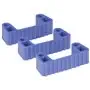 Vikan Hygiene Hi-Flex Parts for Hanging System: 3 Clamps - Purple