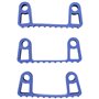 Vikan Hygiene Hi-Flex Parts for Hanging System: 3 Clamps - Purple