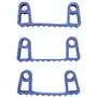 Vikan Hygiene Hi-Flex Parts for Hanging System: 3 Clamps - Purple