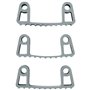 Vikan Hygiene Hi-Flex Parts for Hanging System: 3 Clamps - Gray