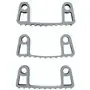 Vikan Hygiene Hi-Flex Parts for Hanging System: 3 Clamps - Gray