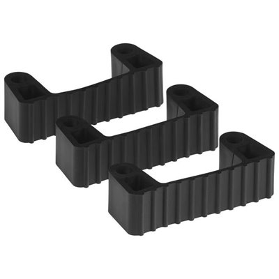 Vikan Hygiene Hi-Flex Parts for Hanging System: 3 Clamps - Black