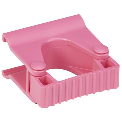 Vikan Hygiene Hi-Flex Part for Hanging System: Clamp Module for Rail - Pink