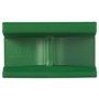 Vikan Hygiene Hi-Flex Part for Hanging System: Clamp Module for Rail - Green