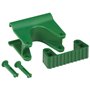 Vikan Hygiene Hi-Flex Part for Hanging System: Clamp Module for Rail - Green