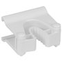 Vikan Hygiene Hi-Flex Part for Hanging System: Clamp Module for Rail - White