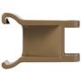 Vikan Hygiene Hi-Flex Part for Hanging System: Clamp Module for Rail - Brown