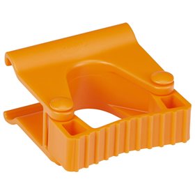 Vikan Hygiene Hi-Flex Part for Hanging System: Clamp Module for Rail - Orange