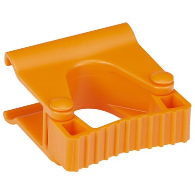 Vikan Hygiene Hi-Flex Part for Hanging System: Clamp Module for Rail - Orange