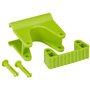 Vikan Hygiene Hi-Flex Part for Hanging System: Clamp Module for Rail - Lime