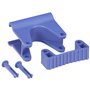 Vikan Hygiene Hi-Flex Part for Hanging System: Clamp Module for Rail - Purple