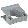 Vikan Hygiene Hi-Flex Part for Hanging System: Clamp Module for Rail - Gray