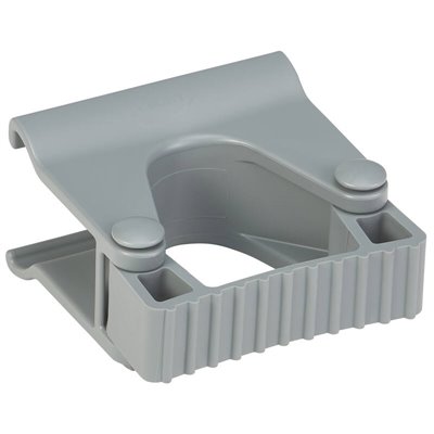 Vikan Hygiene Hi-Flex Part for Hanging System: Clamp Module for Rail - Gray