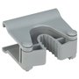 Vikan Hygiene Hi-Flex Part for Hanging System: Clamp Module for Rail - Gray