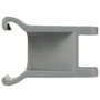 Vikan Hygiene Hi-Flex Part for Hanging System: Clamp Module for Rail - Gray