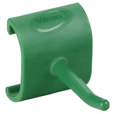 Vikan Hygiene Hi-Flex Part for Hanging System: hook module for Rail - Green