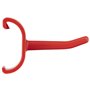 Vikan Hygiene Hi-Flex Part for Hanging System: hook module for Rail - Red