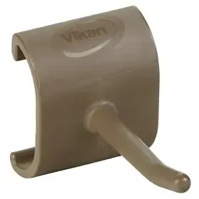 Vikan Hygiene Hi-Flex Part for Hanging System: hook module for Rail - Brown