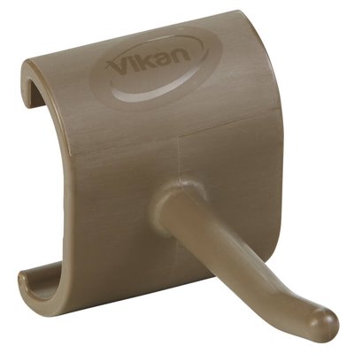 Vikan Hygiene Hi-Flex Part for Hanging System: hook module for Rail - Brown