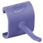 Vikan Hygiene Hi-Flex Part for Hanging System: hook module for Rail - Purple