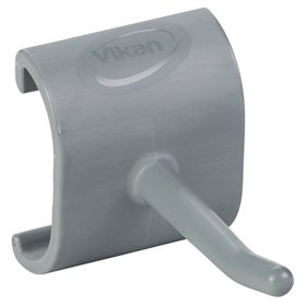 Vikan Hygiene Hi-Flex Part for Hanging System: hook module for Rail - Gray