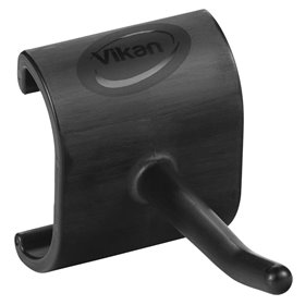 Vikan Hygiene Hi-Flex Part for Hanging System: hook module for Rail - Black