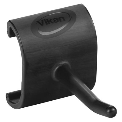 Vikan Hygiene Hi-Flex Part for Hanging System: hook module for Rail - Black