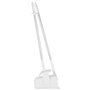 Vikan Hygiene Combination Set Dustpan 350mm - White - with Medium Sweeper 250mm and ALU Steel 840mm