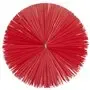 Vikan Hygiene Pipe Brush for Flexible Cable - Red - Medium Fibers - Ø140mm - 210mm