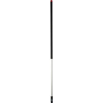 Vikan Transport Aluminum Handle with Water Throughput - Hose Barb - 1565mm - Ø31mm - Black