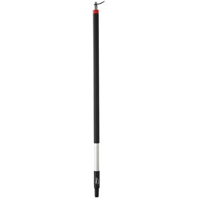 Vikan Transport Aluminum Handle with Water Throughput - Hose Barb - 1025mm - Ø31mm - Black