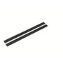 Vikan Microfibre Replacement Strips for Superior Mop Frame - Black - 245mm - set of 2 strips